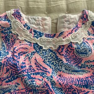 Girls Lilly Pulitzer Aligator Print Dress